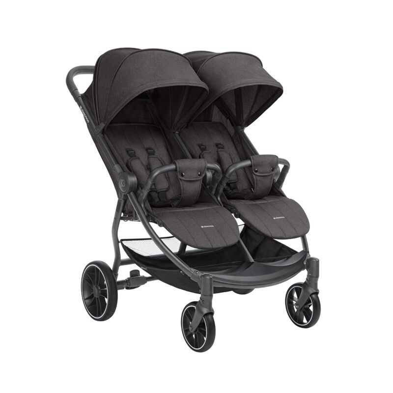 Kikka Boo Happy 2 Kolica za blizance, Tamnosiva