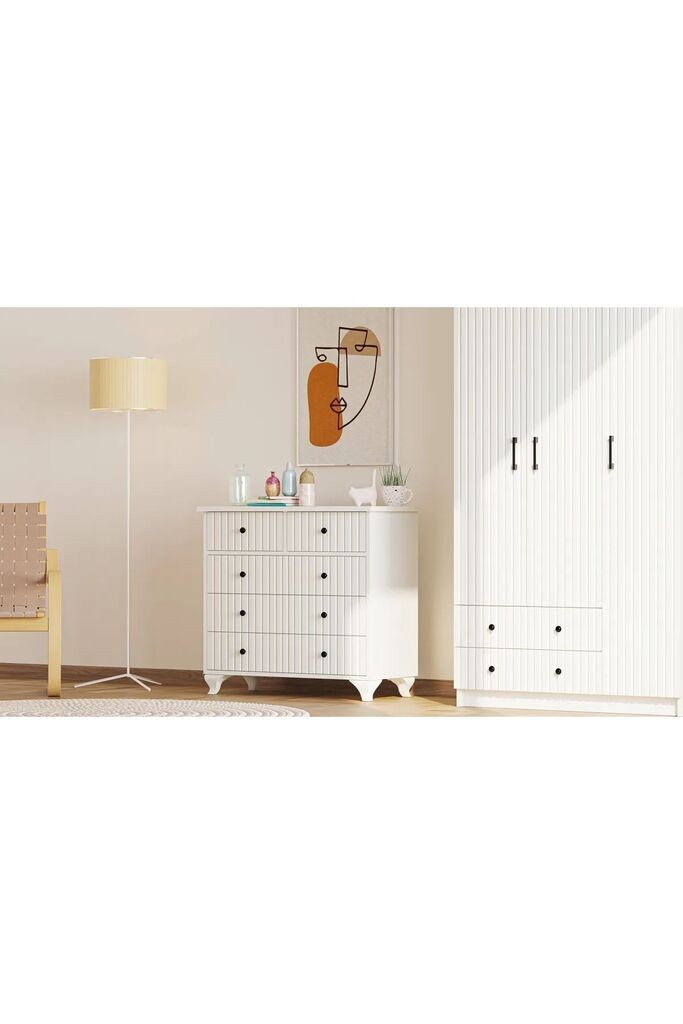 Hanah Home Komoda Rb-185-09, 90x86x40 cm, Bijela