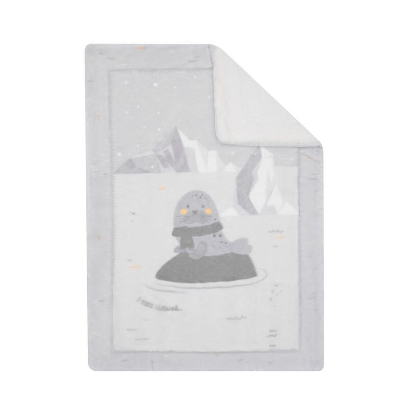 Kikka Boo Mekana deka, 110 x 140 cm, sive boje