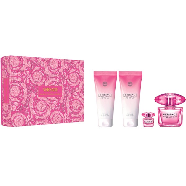 Versace Bright Cristal Absolu set EDP 90ml + 5ml, losion za tijelo, gel za tuširanje