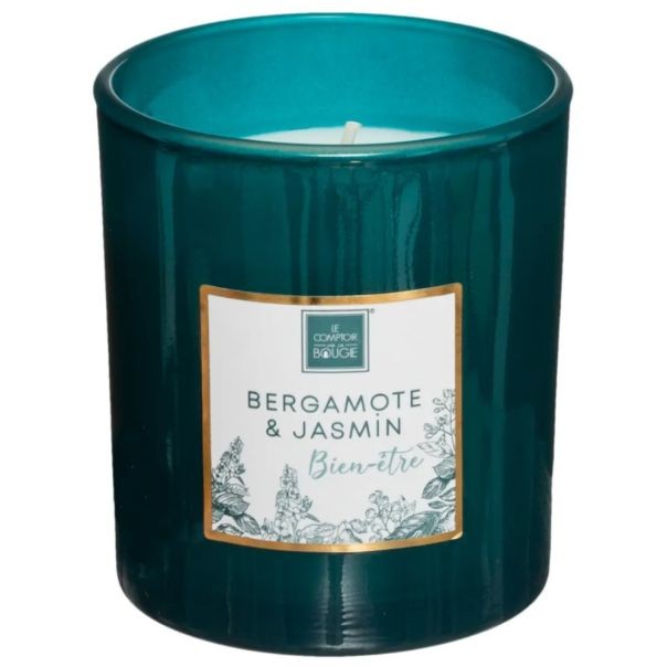 ATMOSPHERA Svijeća Mael 8x9cm, Tamnozelena