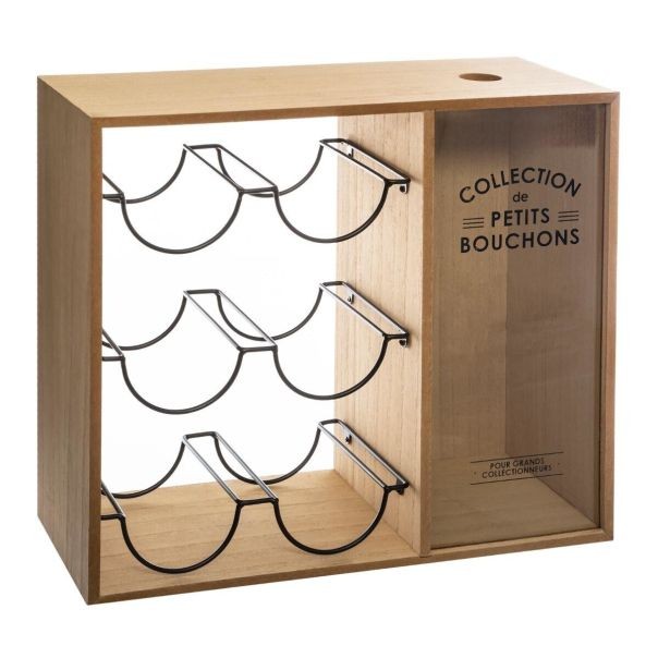 ATMOSPHERA Stalak za vino 39,7x15x35cm, bež