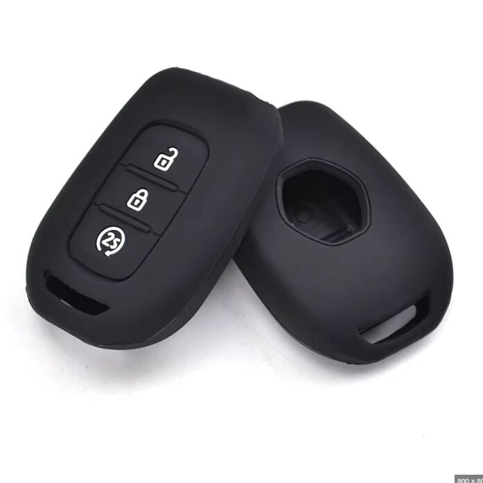 Silikonska navlaka za ključ Renault Tip 11, Tri Tipke, Crna