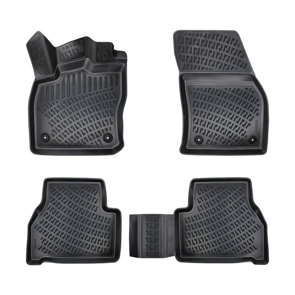 Tipske gumene auto patosnice VW Caddy Putnički 2020, 3D, Duboke