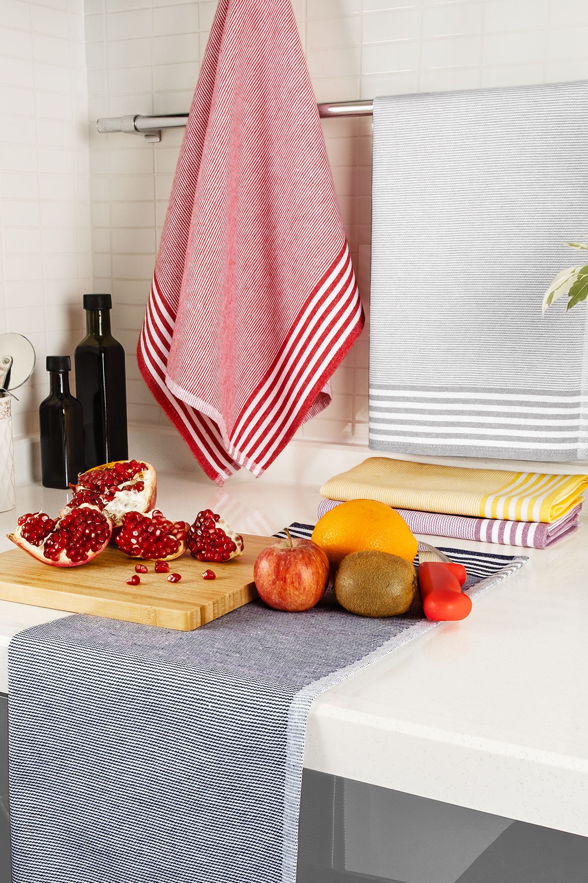 Hermia set od 5 šarenih kuhinjskih krpa