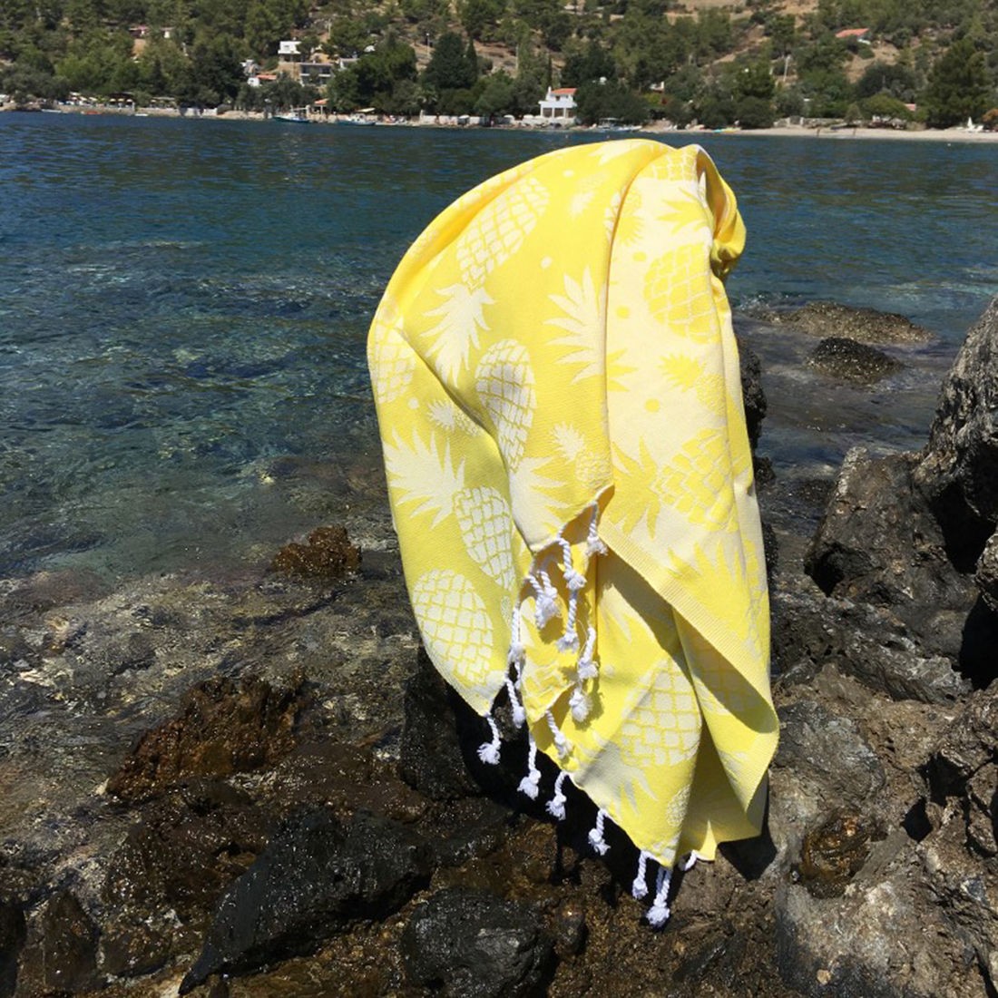 L'essentiel Maison Peškir za plažu 100x180cm Žuti