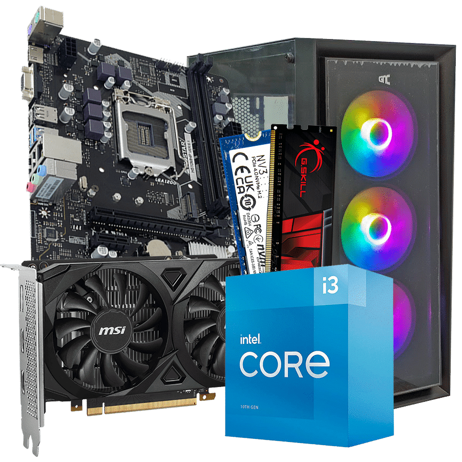 GNC Računar, i3-10105, MB H510, 16GB