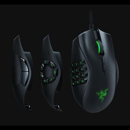 Razer Žičani miš Naga trinity, Crni