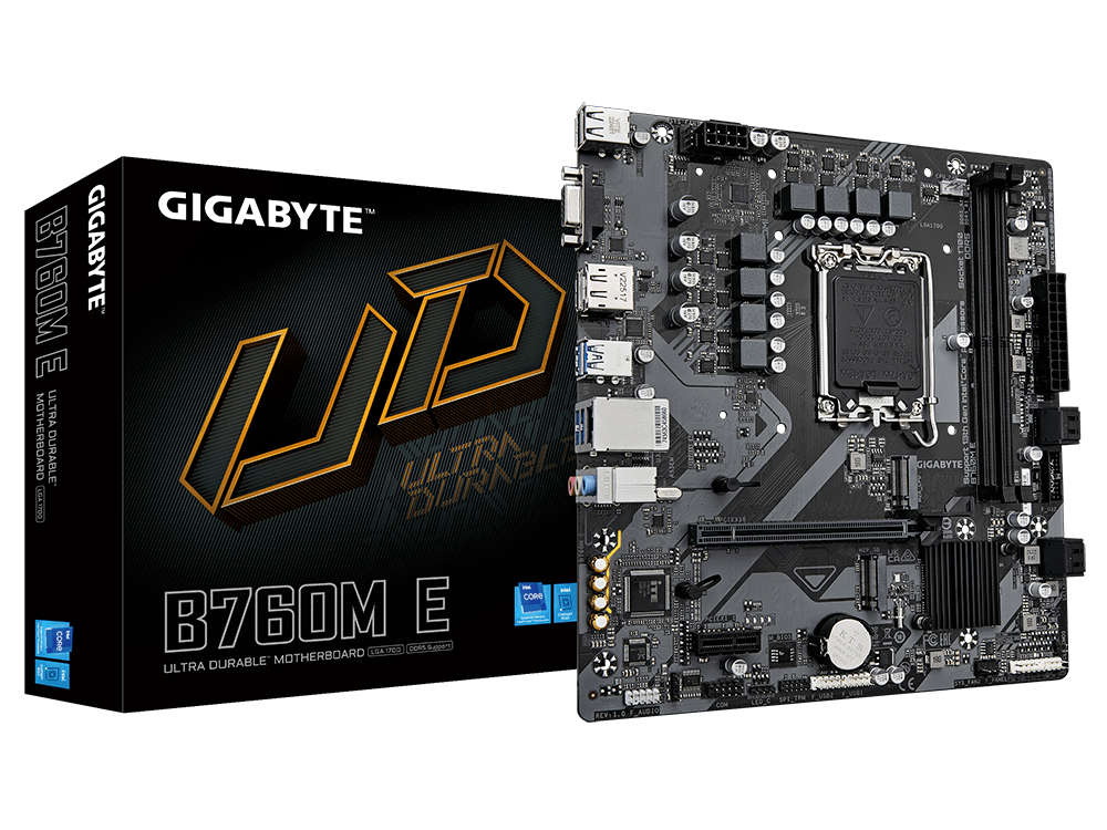 Gigabyte Matična ploča mb b760m e lga1700, 2xddr5