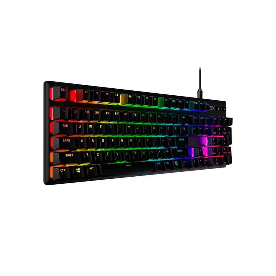 HyperX Tastatura Alloy origins pbt hx, Mehanička, RGB, Crna
