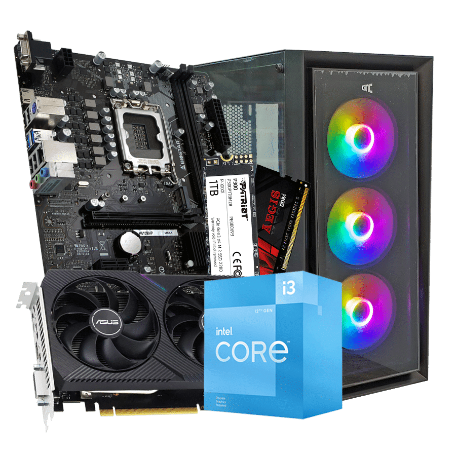 GNC Računar, i3-12100F, H610, 16 GB DDR4, 1TB