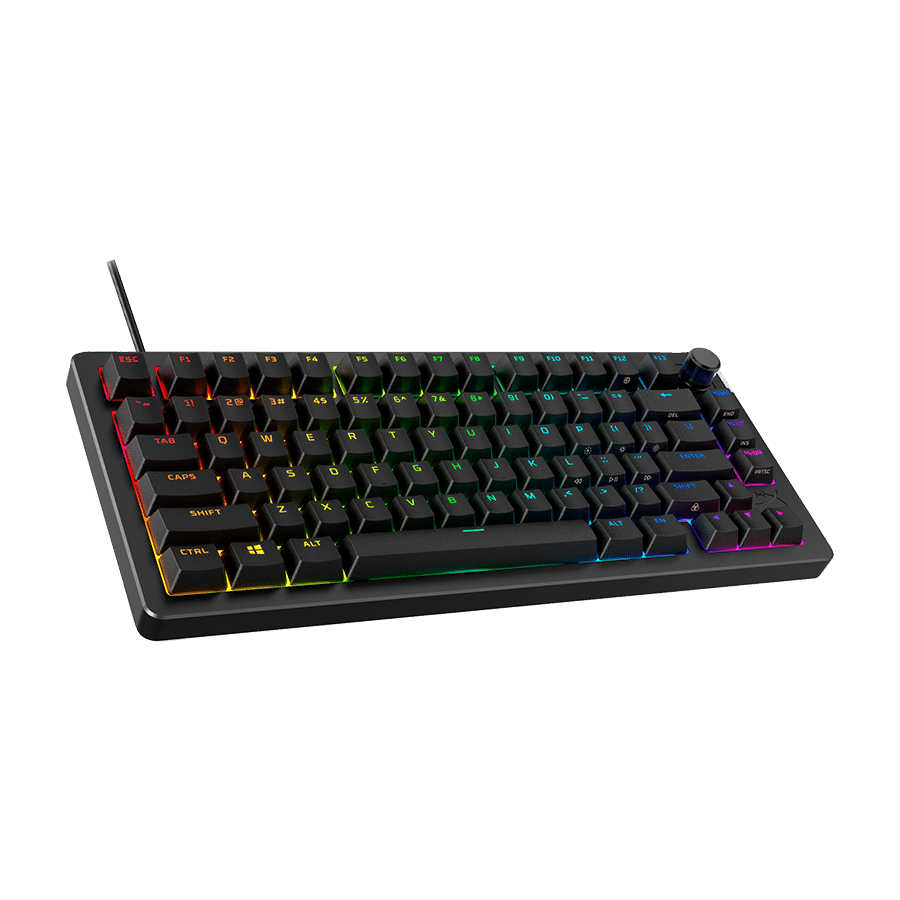 HyperX Tastatura Alloy rise 75, Mehanička, RGB, Crna