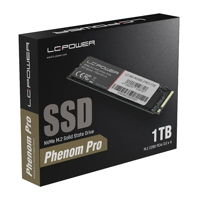 LC Power SSD disk 256GB NVMe M.2 SSD Phenom Pro
