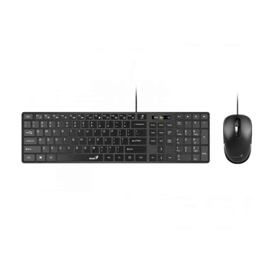 Genius Set tastatura + miš Slimstar C126, Crni