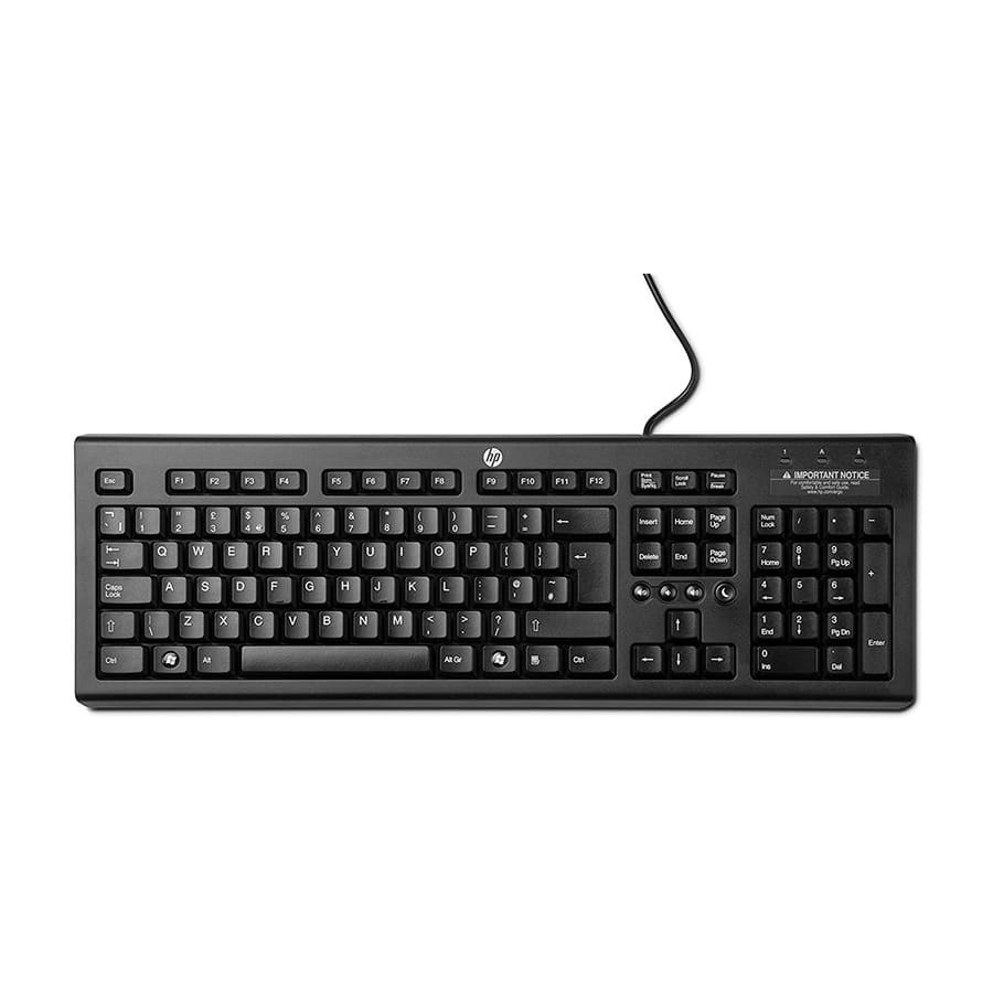 HP Tastatura Classic, Crna