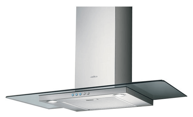 Elica FLAT GLASS IX/A/90 Napa, zidna, 365 m³, 140 W, 3 brzine, Inox