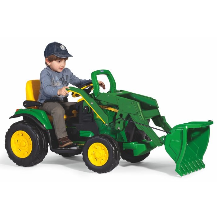 PEG PEREGO John Deere Ground Loader 12V, Zelena