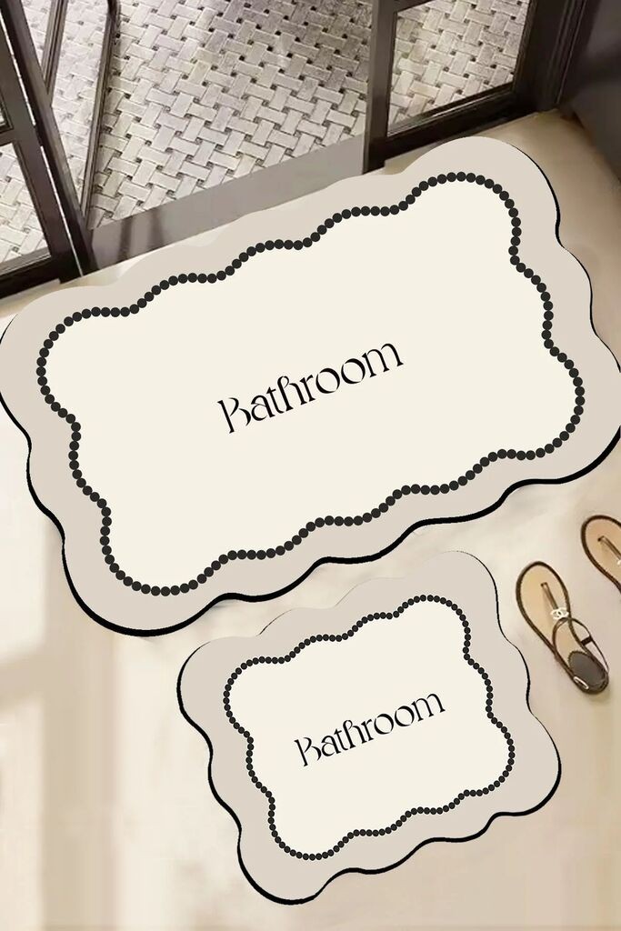 L'essentiel Maison Bounde set tepiha za kupatilo, 2 komada, krem