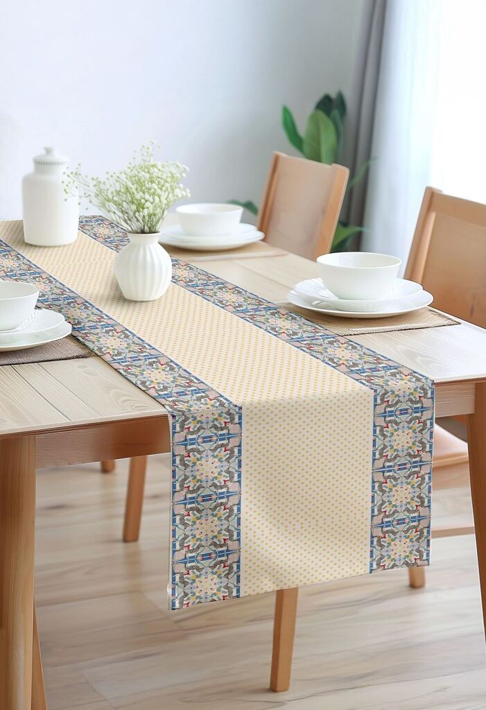 Hermia Runner RNNSRV0084, 50 x 150 cm, Šareni