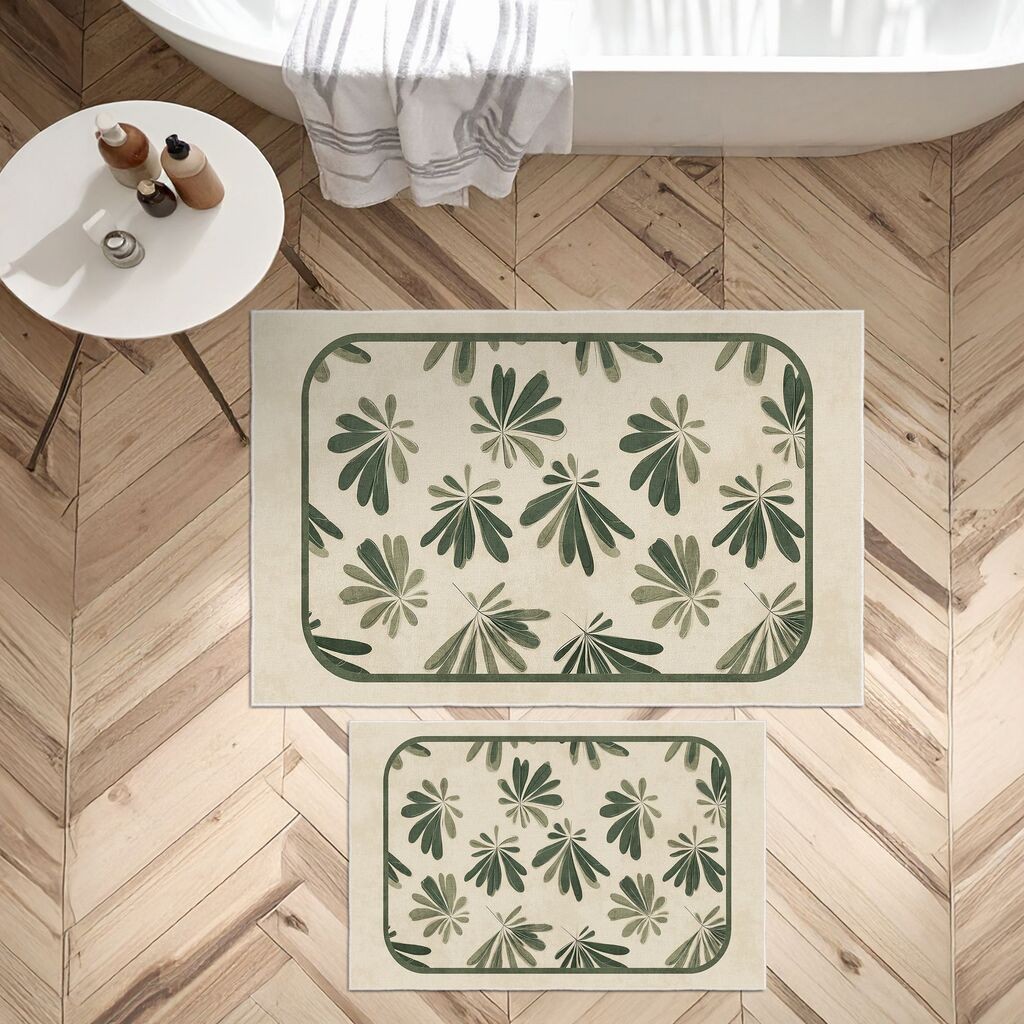 L'essentiel Maison Set prostirki za kupatilo Asr22, 2 dela, bež