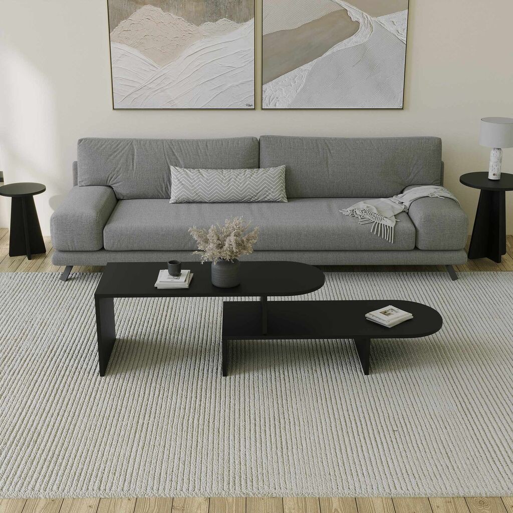 Hanah Home Club stol 2 u 1 slagalica, crna