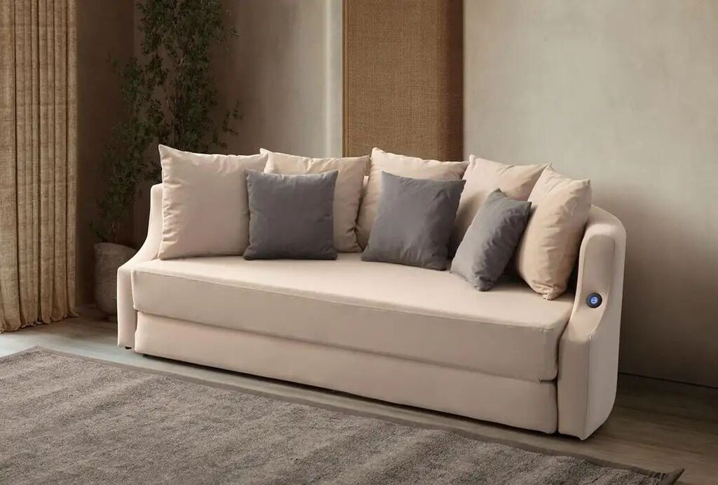 Atelier del Sofa Letto kauč na razvlačenje, 230 x 120 x 70 cm, krem