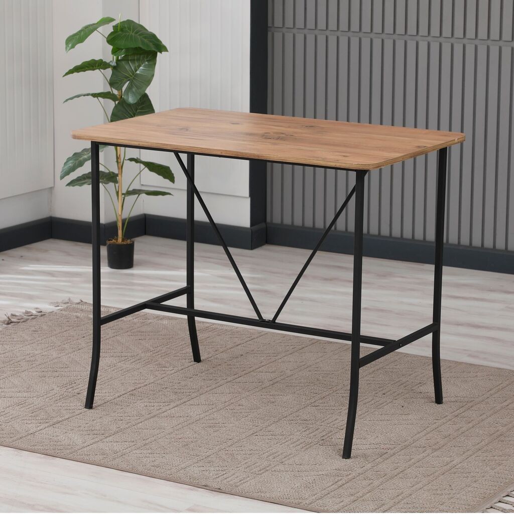 Hanah Home Barski sto Retro, Smeđi