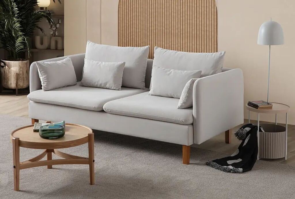 Atelier del Sofa Trosed Flexy, 195 x 100 x 75 cm, Krem