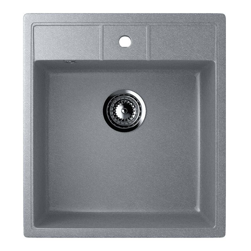 Valterra Granitna sudopera V406, 450 x 500 mm, Siva