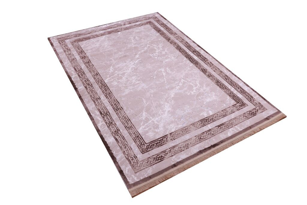Merinos Končani tepih Mermerni okvir, 200x290 cm, Bež