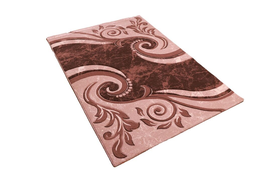 Merinos Končani tepih Barokni motivi, 140x200 cm, Roze