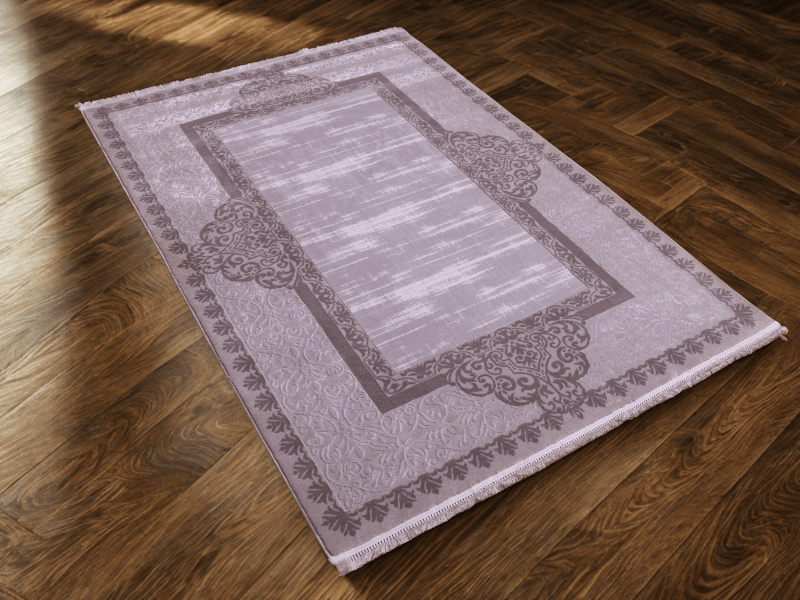 Merinos Končani tepih Elegantni talasi, 200x290 cm, Sivi