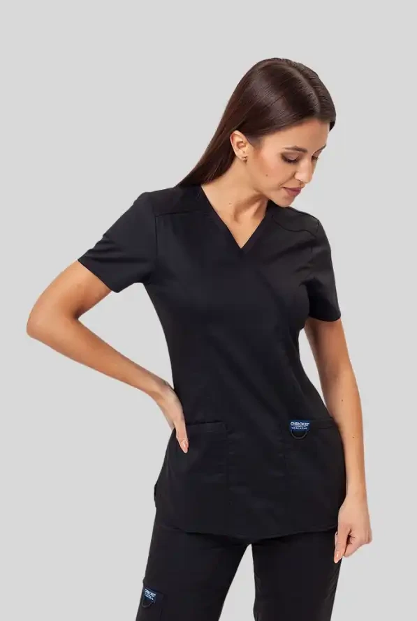 Cherokee Ženska medicinska bluza Aria, Crna