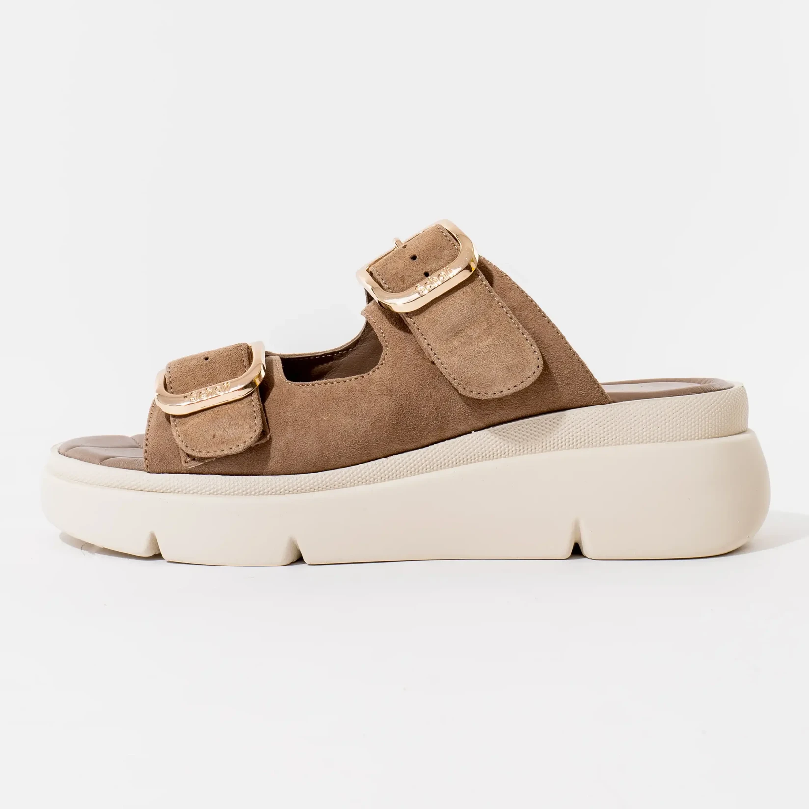 Scholl Ženske papuče Bali Buckle, Smeđe