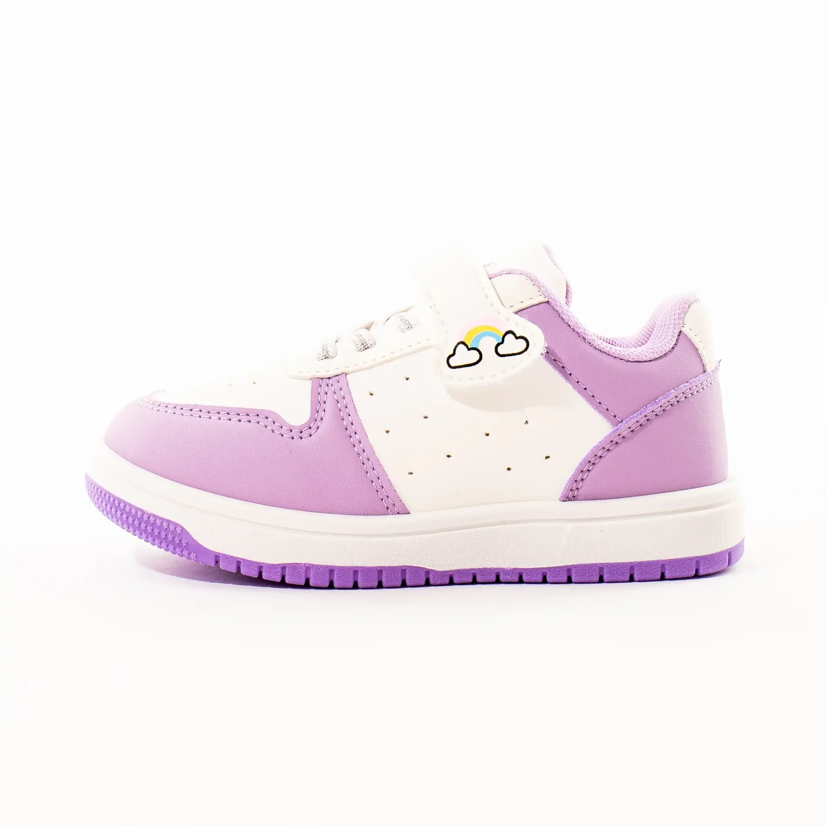 Patike za djevojčice Duga, Bijelo-ljubičaste