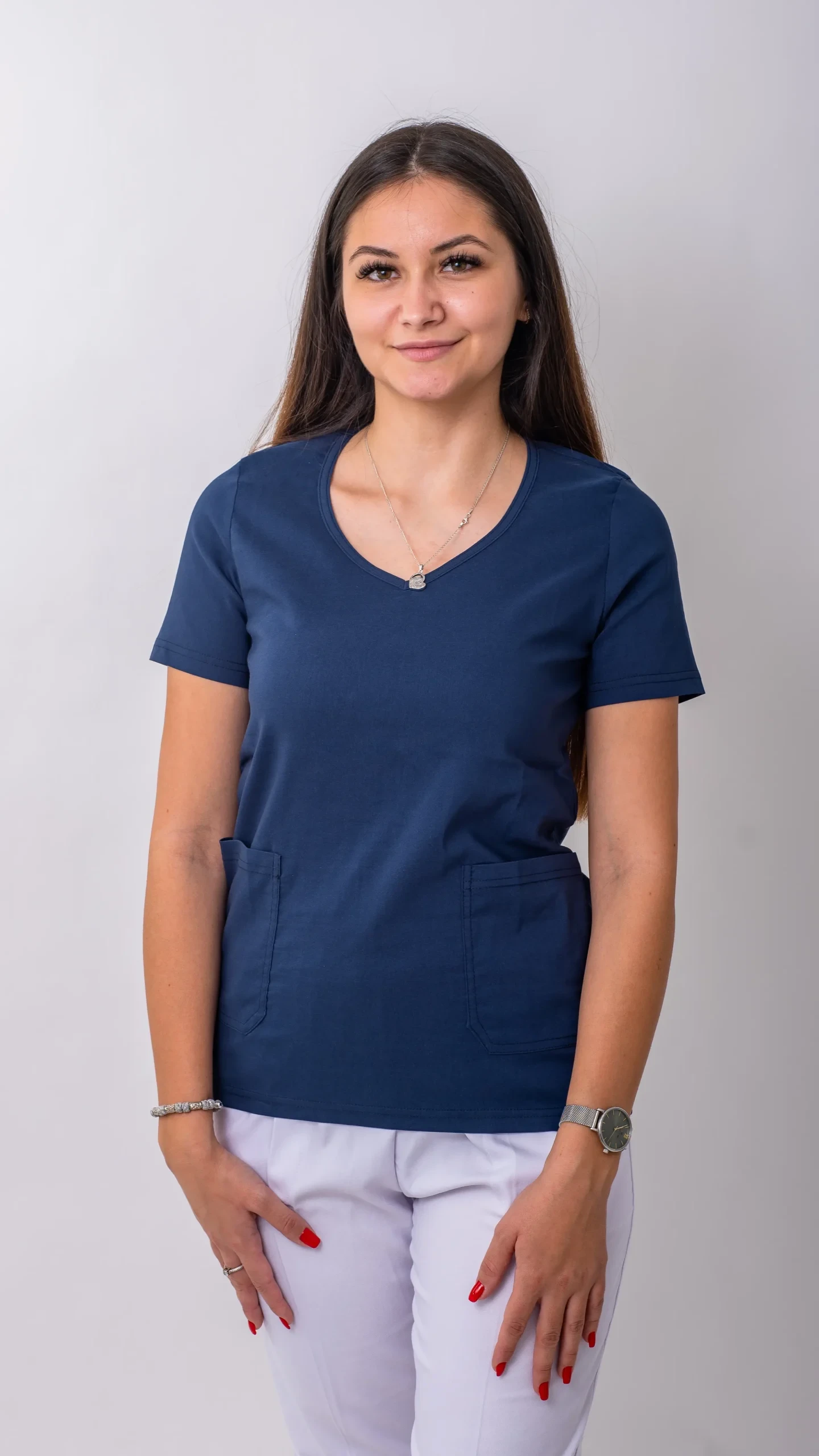 Medical House Ženska bluza Stretch, Teget