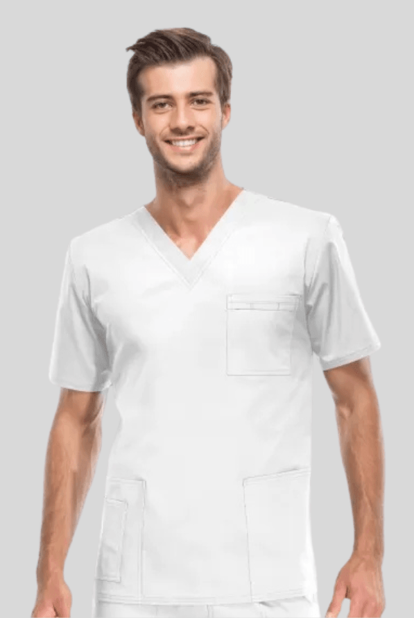 Cherokee Muška medicinska bluza Core Stretch, Bijela