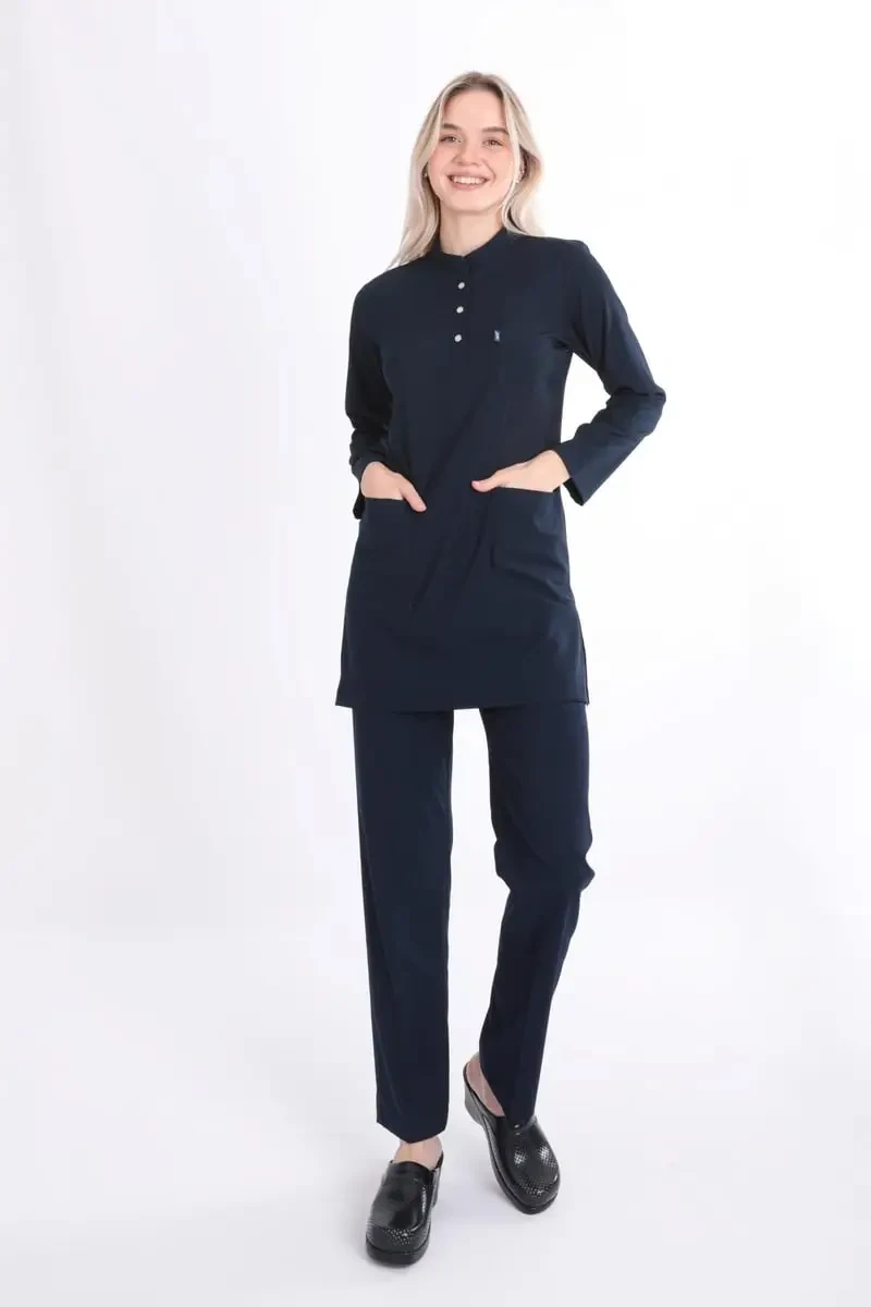 Medical House Ženska bluza na duge rukave U-Flex, Teget