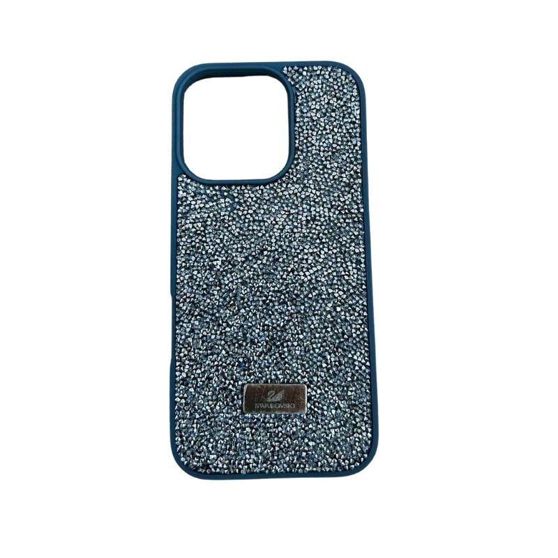 Swarovski Maska za mobilni telefon iPhone 16 Pro Max, Srebrna boja