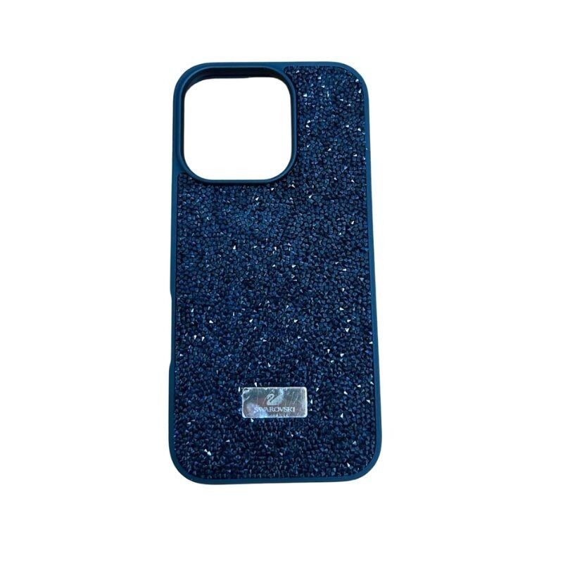 Swarovski Maska za mobilni telefon iPhone 16 Pro, Tamnoplava
