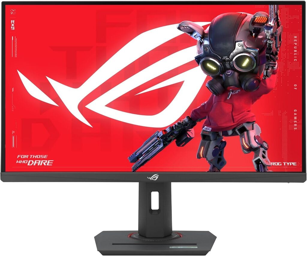 Asus gejmerski monitor ROG XG27UCS 27", IPS, 3840x2160, 160Hz, 1ms GtG, HDMI, DP, USB C, Gsync, freesync, Pivot, visina, crni