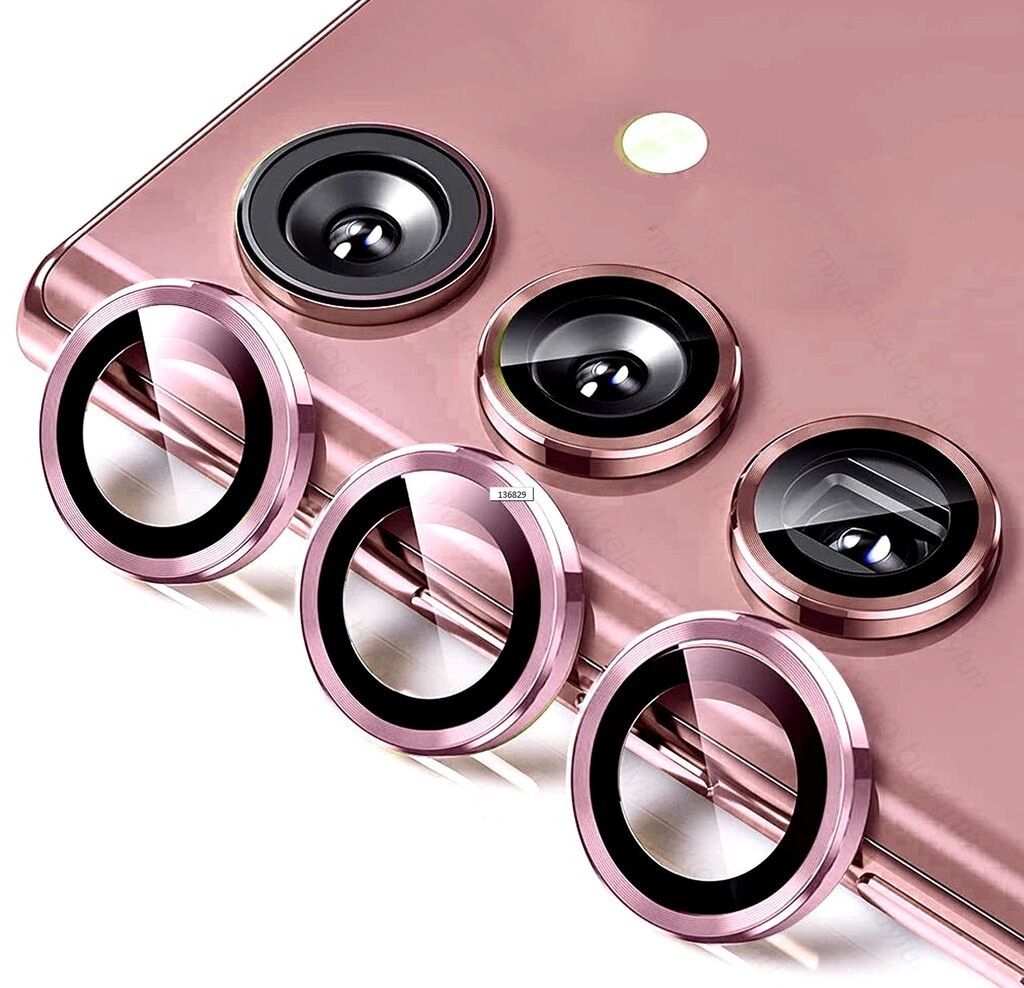 Samsung Positioner staklo kamere Metal A54, Roze