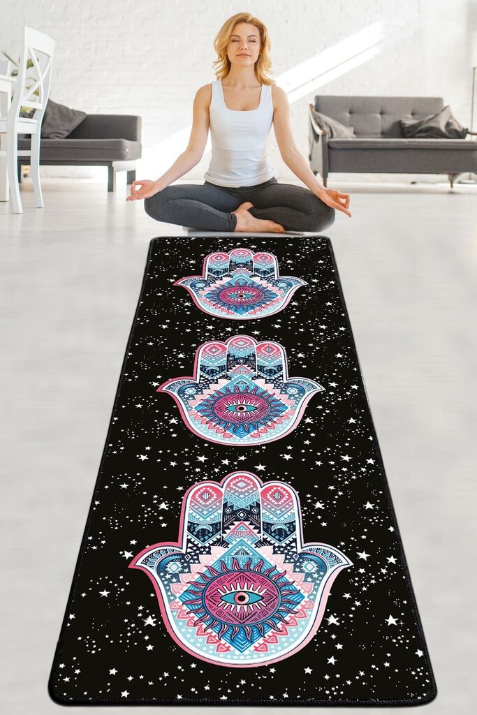 Prostirka za jogu Vital and Vivid Plenty, 60x200cm, šarena