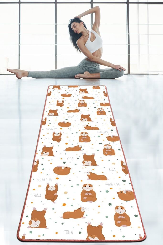 Prostirka za jogu Vital and Vivid Guinea, 60x200cm, šarena