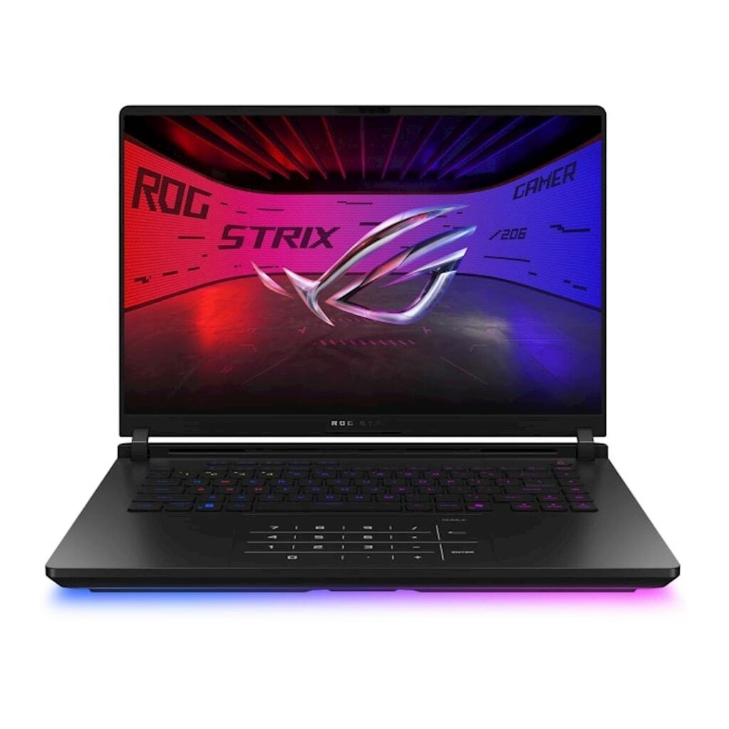 Asus Laptop ROG Strix Scar 16 G635LX-RW103X, 16", 2.5K, 240Hz, U9-275HX, 64GB DDR5, 2TB SSD, RTX5090 24GB