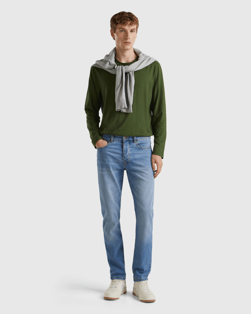 Benetton Muške pantalone 4MCP57BC8-902-38, Plave