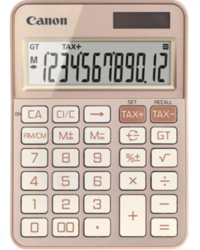 Canon Kalkulator KS-125, Svijetlorozi