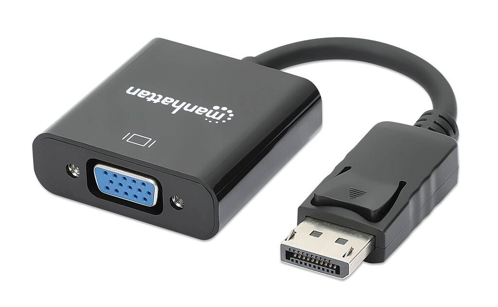 Manhattan Adapter, DisplayPort na VGA, Crni