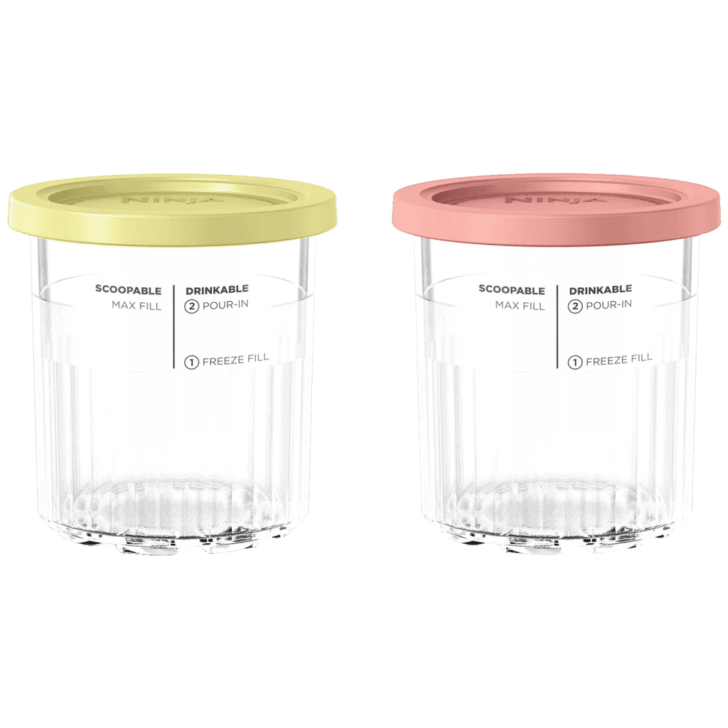 Ninja Posude za sladoled s poklopcima za NC501, 500 ml, Set 2 komada, Providne