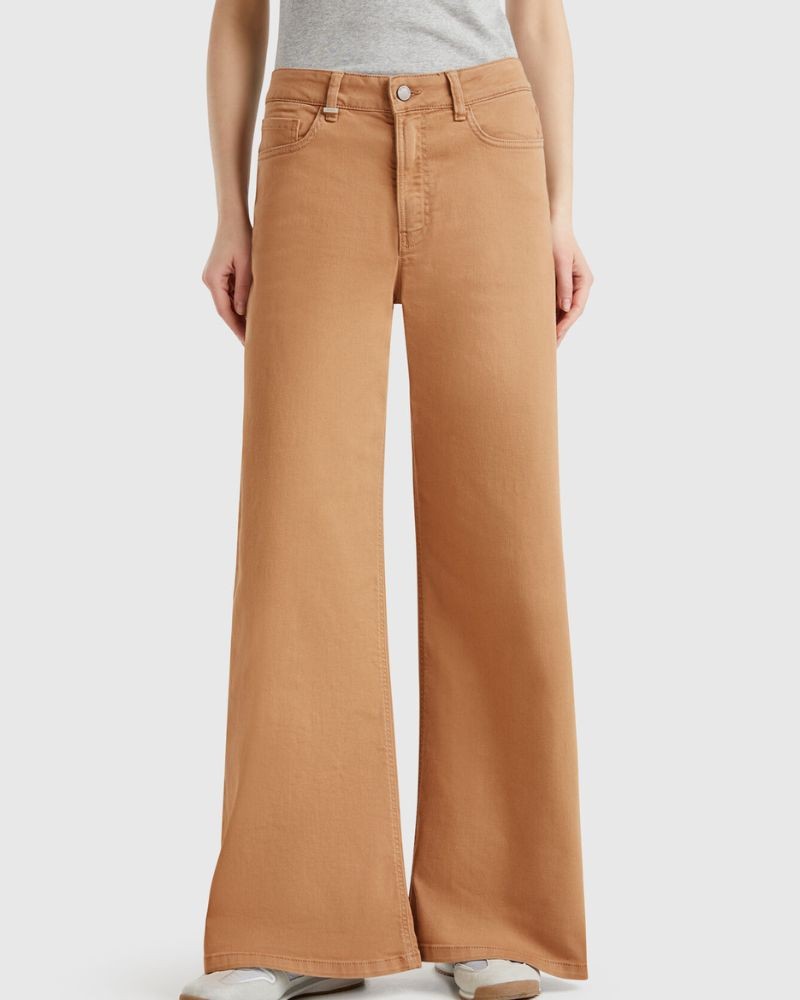 Benetton Ženske pantalone 4WDDDE029-34A-27, Oker